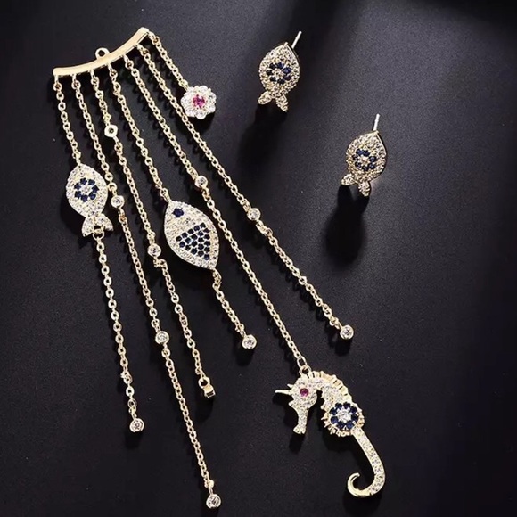 High/Low Nautical Earrings - Picture 9 of 15